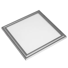 M7-PANEL60X60-ARGENTO-2PZ - Pannelli LED - - Pannello led 60x60 48W 220v  bordo argento 2,5cm driver incluso M7