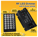 LED 5 Zone RF Dimmer Controller
